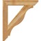 Ekena Millwork Funston Slat Rough Sawn Bracket, Western Red Cedar, 4"W x 28"D x 32"H BKT04X28X32FST06RWR - alternate 2